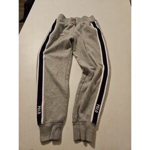 Polo Ralph Lauren Girl's Gray Jogger Pants Sweats Size M (8-10) Pockets (A1153)